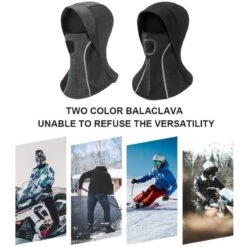 ROCKBROS Cagoule Balaclava Polaire Respirant Coupe-Vent Cache-Cou Moto Vélo Ski Noir -Vélo route Magasin cagoule balaclava polaire respirant coupe vent cache cou moto velo ski noir 5