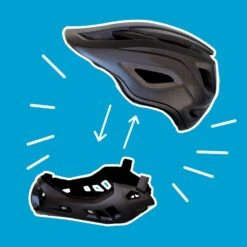 Crazy Safety Casque De Vélo Intégral Pour Enfants | Noir | Lumière Arrière | Certifié EN1078 -Vélo route Magasin casque de velo integral pour enfants noir lumiere arriere certifie en1078 2