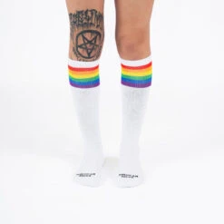 Chaussettes American Socks Rainbow Pride - Knee High -Vélo route Magasin chaussettes american socks rainbow pride knee high 2