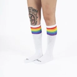 Chaussettes American Socks Rainbow Pride - Knee High -Vélo route Magasin chaussettes american socks rainbow pride knee high 5