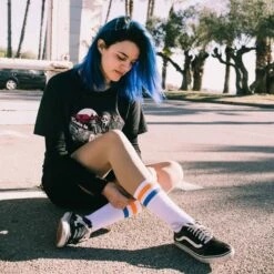 Chaussettes American Socks Rocket Man - Mid High -Vélo route Magasin chaussettes american socks rocket man mid high 4