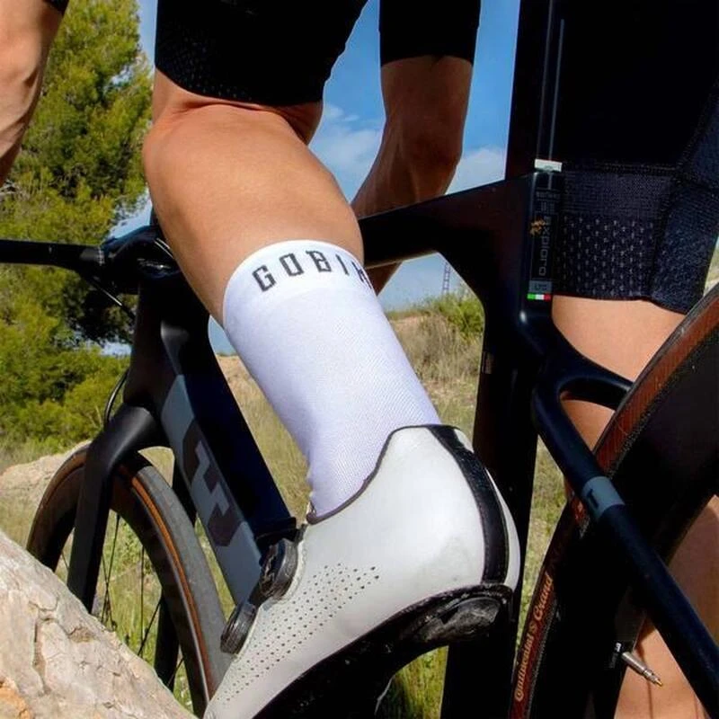GOBIK Chaussettes Vélo Pure White 6 GOBIK Chaussettes Vélo Pure White – Image 4