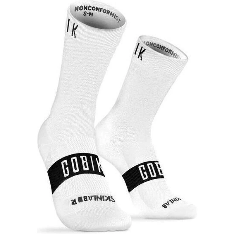 GOBIK Chaussettes Vélo Pure White 3 GOBIK Chaussettes Vélo Pure White