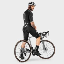 Cuissard Vélo Court Homme Cyclisme BX Resistance Noir -Vélo route Magasin cuissard velo court homme cyclisme bx resistance noir 3