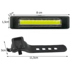 Feu Arrière De Vélo - 100 Lumens - LED USB Rechargeable -Vélo route Magasin feu arriere de velo 100 lumens led usb rechargeable 2