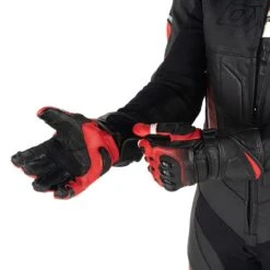 Gants TENORIO Homme Noir/Rouge DXR -Vélo route Magasin gants tenorio homme noirrouge dxr 2