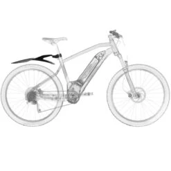 Rockrider GARDE-BOUE VÉLO VTT ARRIÈRE RIGIDE V2 NOIR 26" - 27,5" - 29" -Vélo route Magasin garde boue velo vtt arriere rigide v2 noir 26 275 29 6