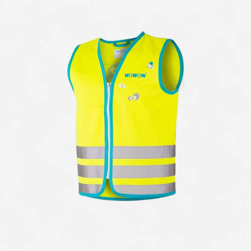 GILET DE SECURITE VELO ENFANT HAUTE VISIBILITÉ WOWOW CRAZY MONSTER JAUNE 3 GILET DE SECURITE VELO ENFANT HAUTE VISIBILITÉ WOWOW CRAZY MONSTER JAUNE