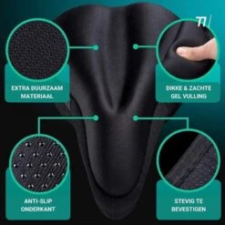 Housse De Selle De Vélo En Gel + Housse De Pluie étanche -Vélo route Magasin housse de selle de velo en gel housse de pluie etanche 3