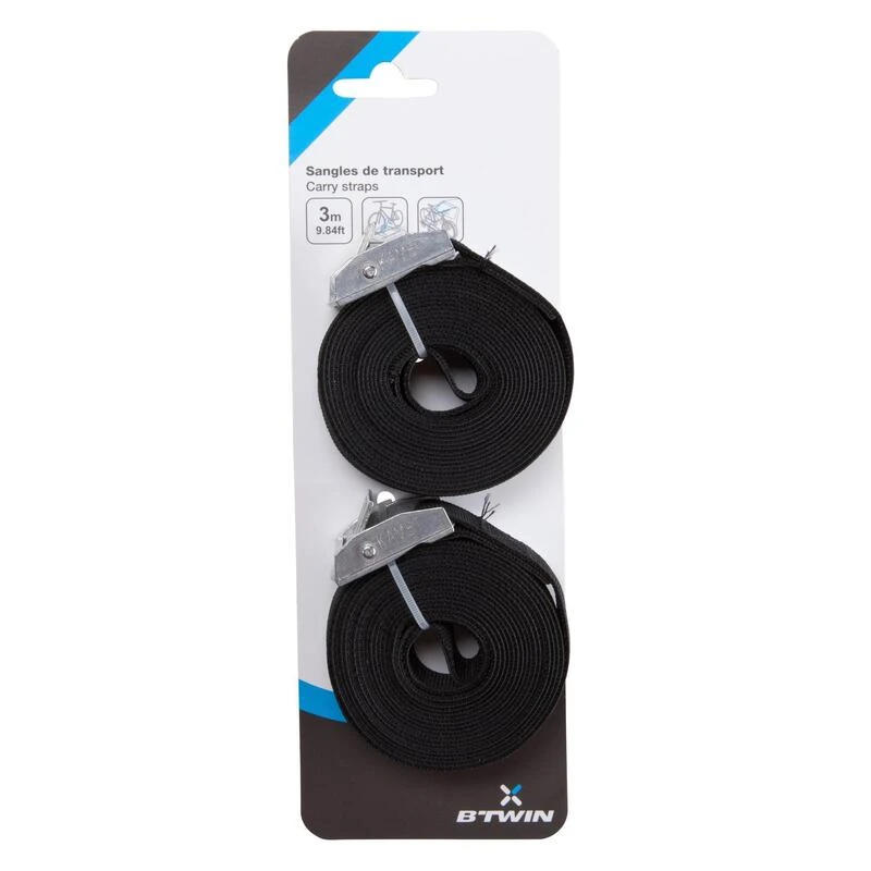 Decathlon Kit 2 Sangles De Serrage 3 M Noires 9 Decathlon Kit 2 Sangles De Serrage 3 M Noires – Image 7