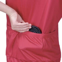 BTWIN Maillot Manches Courtes Vélo Enfant 500 Rouge 15 BTWIN Maillot Manches Courtes Vélo Enfant 500 Rouge -Vélo route Magasin maillot manches courtes velo enfant 500 rouge 6