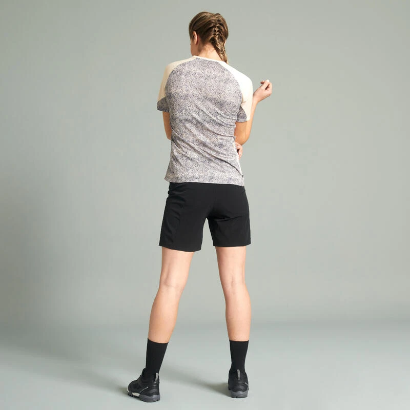 Rockrider MAILLOT MANCHES COURTES VELO VTT EXPL 100 FEMME BEIGE 10 Rockrider MAILLOT MANCHES COURTES VELO VTT EXPL 100 FEMME BEIGE – Image 8