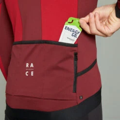 Rockrider MAILLOT Manches Longues Vélo VTT XC Mi Saison Homme Rouge -Vélo route Magasin maillot manches longues velo vtt xc mi saison homme rouge 6