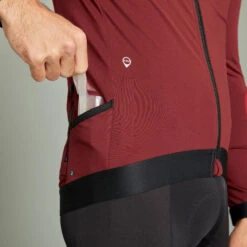 Rockrider MAILLOT Manches Longues Vélo VTT XC Mi Saison Homme Rouge -Vélo route Magasin maillot manches longues velo vtt xc mi saison homme rouge 8