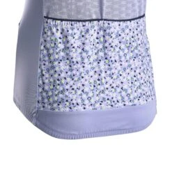 MAILLOT VELO ROUTE MANCHES COURTES RC500 FEMME FLORAL LAVANDE -Vélo route Magasin maillot velo route manches courtes rc500 femme floral lavande 4