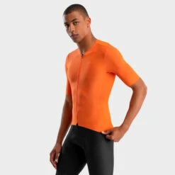 Maillot Vélo Ultraléger Homme Cyclisme SRX PRO Altea Orange Vif -Vélo route Magasin maillot velo ultraleger homme cyclisme srx pro altea orange vif 2