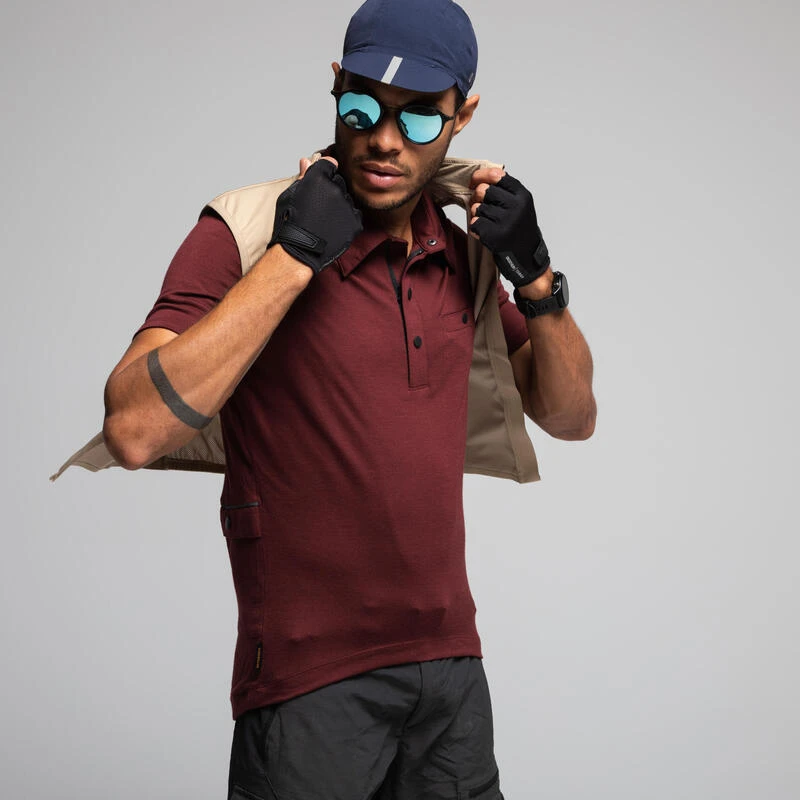 Polo Laine Mérinos Maillot Vélo Cycliste Gravel Et Voyage Bordeaux 9 Polo Laine Mérinos Maillot Vélo Cycliste Gravel Et Voyage Bordeaux – Image 7