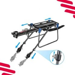 Porte-Bagage Et Garde-boue - Porte-Bagage Arrière Avec QR -Vélo route Magasin porte bagage et garde boue porte bagage arriere avec qr 4