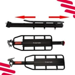 Porte-bagages Extension VTT - Porte-bagages Arrière -Vélo route Magasin porte bagages extension vtt porte bagages arriere 5