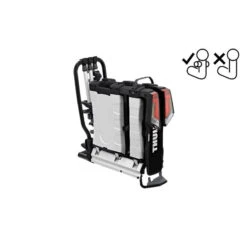 Porte-vélos Thule EasyFold XT F Pour 3 Vélos (FIX4BIKE Uniquement) -Vélo route Magasin porte velos thule easyfold xt f pour 3 velos fix4bike uniquement 2