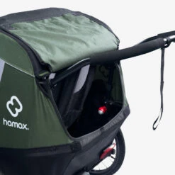 REMORQUE VELO HAMAX IXPLORER VERT -Vélo route Magasin remorque velo hamax ixplorer vert 3