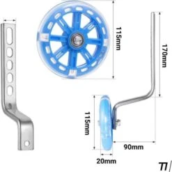 Roues D'entraînement Pour Vélo Pour Enfants De 12 à 20 Pouces - Noir -Vélo route Magasin roues dentrainement pour velo pour enfants de 12 a 20 pouces noir 3