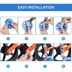 Roues D'entraînement Pour Vélo Pour Enfants De 12 à 20 Pouces - Noir -Vélo route Magasin roues dentrainement pour velo pour enfants de 12 a 20 pouces noir 4