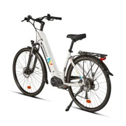 Seconde Vie - Vélo Ville électrique - NEOMOUV Ekia 2 - Blanc - BON -Vélo route Magasin seconde vie velo ville electrique neomouv ekia 2 blanc bon 2