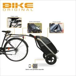 Shopping Trailer BIKE ORIGINAL -Vélo route Magasin shopping trailer bike original 6
