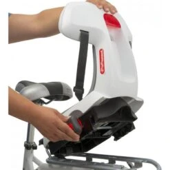 POLISPORT Siège Enfant Arrière Guppy Junior Lite - Gris Clair -Vélo route Magasin siege enfant arriere guppy junior lite gris clair 4