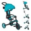 GLOBBER Tricycle EXPLORER 4-en-1 Évolutif & Pliable Bleu Canard -Vélo route Magasin tricycle explorer 4 en 1 evolutif and pliable bleu canard