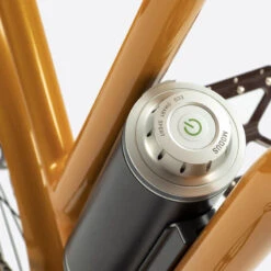 VÉLO CARGO COMPACT ELECTRIQUE 500w - CONFORT ORANGE -Vélo route Magasin velo cargo compact electrique 500w confort orange 2