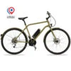 VÉLO DE VILLE ELECTRIQUE 330w - PNEUS 700c - LÉGER 18kg - DESIGN KAKI MAT