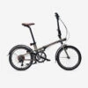 VELO PLIANT BTWIN FOLD 560 ALUMINIUM BRUT VERNIS -Vélo route Magasin velo pliant btwin fold 560 aluminium brut vernis