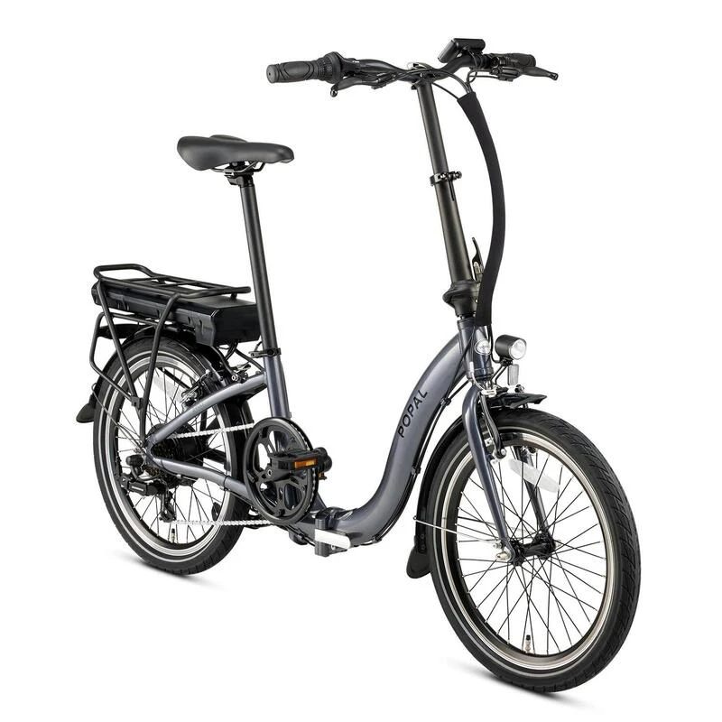 Vélo Pliant Electrique Popal E-Folt 1.0 - Moteur Roue Arrière - 420Wh - Gris 4 Vélo Pliant Electrique Popal E-Folt 1.0 - Moteur Roue Arrière - 420Wh - Gris – Image 2