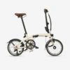 BTWIN VELO PLIANT ULTRA COMPACT FOLD LIGHT 1 SECONDE BEIGE