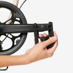 BTWIN VELO PLIANT ULTRA COMPACT FOLD LIGHT 1 SECONDE BEIGE -Vélo route Magasin velo pliant ultra compact fold light 1 seconde beige 7