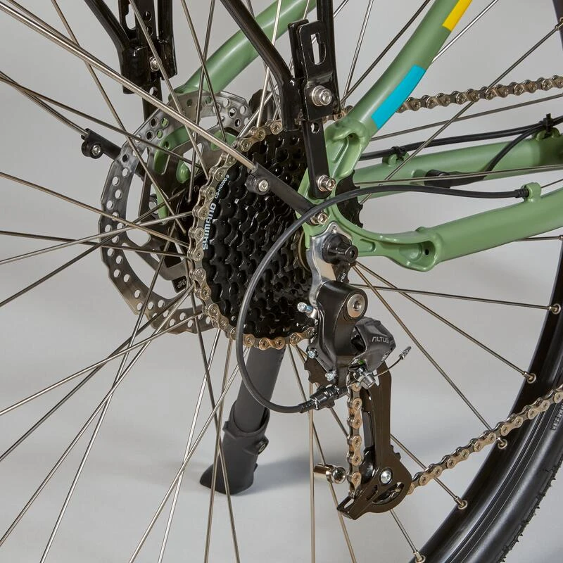 Vélo Tout Chemin électrique - NEOMOUV RAIPON 2- Kaki 7 Vélo Tout Chemin électrique - NEOMOUV RAIPON 2- Kaki – Image 5