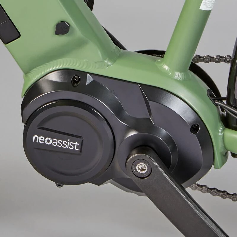 Vélo Tout Chemin électrique - NEOMOUV RAIPON 2- Kaki 8 Vélo Tout Chemin électrique - NEOMOUV RAIPON 2- Kaki – Image 6