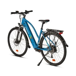 Vélo Tout Chemin électrique - NEOMOUV RAIPON - Bleu Métallisé -Vélo route Magasin velo tout chemin electrique neomouv raipon bleu metallise 2