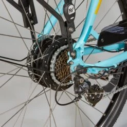 Vélo Ville électrique - NEOMOUV Sinapia Hydraulique - Turquoise -Vélo route Magasin velo ville electrique neomouv sinapia hydraulique turquoise 4