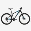 Rockrider VÉLO VTT RANDONNEE ST 120 NOIR BLEU 27,5" -Vélo route Magasin velo vtt randonnee st 120 noir bleu 275
