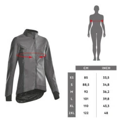 Rockrider VESTE VELO VTT HIVER FEMME ROSE -Vélo route Magasin veste velo vtt hiver femme rose 5