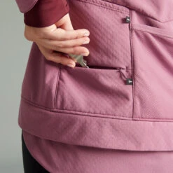 Rockrider VESTE VELO VTT HIVER FEMME ROSE -Vélo route Magasin veste velo vtt hiver femme rose 6