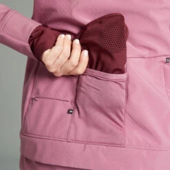 Rockrider VESTE VELO VTT HIVER FEMME ROSE -Vélo route Magasin veste velo vtt hiver femme rose 9