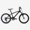 BTWIN VTT ENFANT ROCKRIDER EXPLORE 500 20 POUCES 6-9 Ans Noir -Vélo route Magasin vtt enfant rockrider explore 500 20 pouces 6 9 ans noir