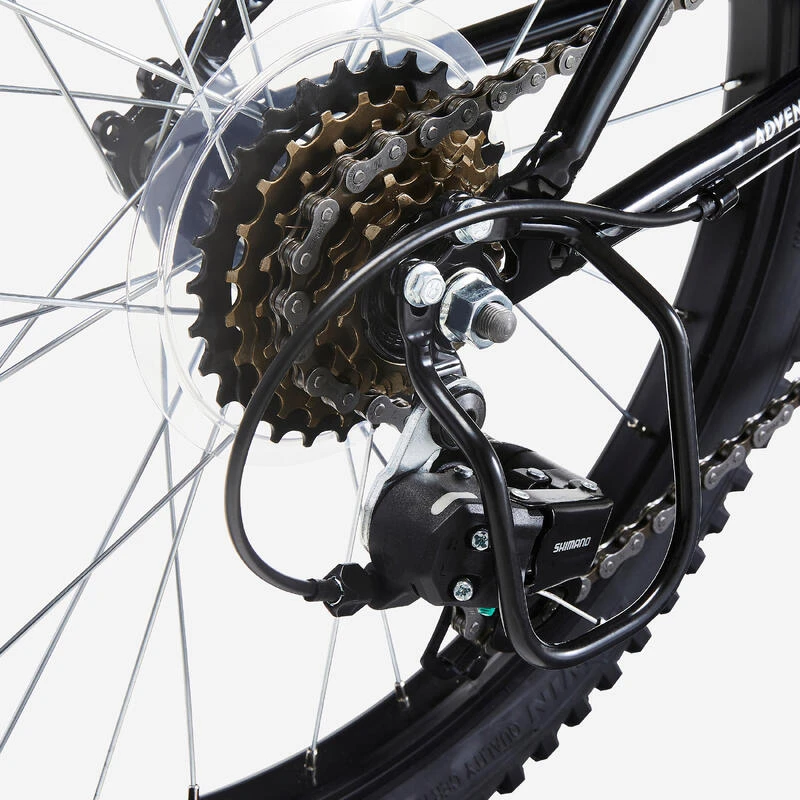 BTWIN VTT ENFANT ROCKRIDER EXPLORE 500 20 POUCES 6-9 Ans Noir 12 BTWIN VTT ENFANT ROCKRIDER EXPLORE 500 20 POUCES 6-9 Ans Noir – Image 10